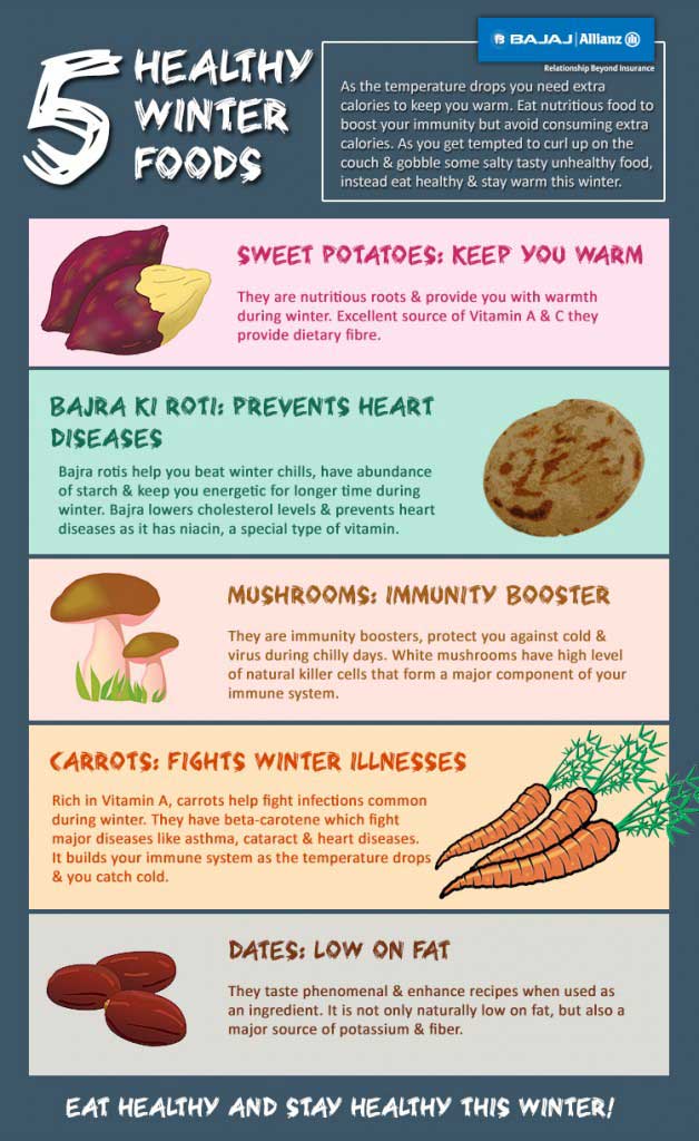 Nutritious Foods to Keep You Warm In Cold Weather